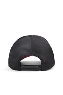 kurukafa logolu krmz-siyah trucker sapka
