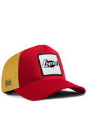 legend logolu krmz-sar trucker sapka