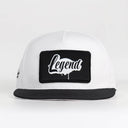 legend logolu siyah-beyaz hip hop sapka