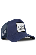 Cordura Navy Trucker Hat with Limited Edition Patch - BlackBork