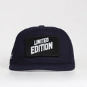 limited edition logolu lacivert hip hop sapka