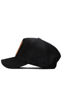 limited edition logolu siyah trucker sapka