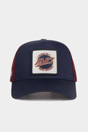 made in 1987 logolu lacivert-bordo trucker sapka