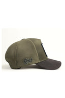 mountains logolu cordura siyah-haki trucker sapka