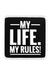 My Life My Rules – BlackBörk velcro cap patch