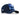Gorra de béisbol azul marino BlackBork y parche de atleta V1