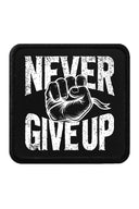 never give up logolu