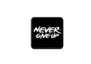 never give up logolu