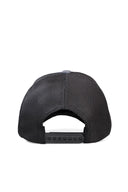 never give up logolu siyah-antrasit trucker sapka