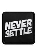 never settle logolu
