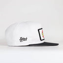 no control logolu siyah-beyaz hip hop sapka