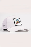 ordek logolu beyaz trucker sapka