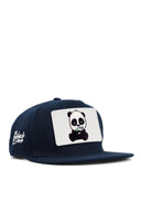 panda logolu hip hop lacivert cocuk sapka