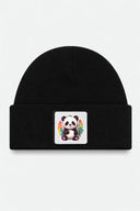 panda logolu siyah cocuk bere