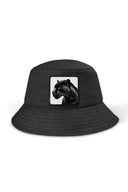 panter logolu bucket siyah sapka
