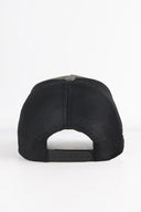 panter logolu siyah-haki trucker sapka