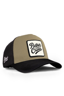 partner in crime logolu siyah-vizon trucker sapka