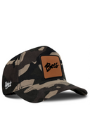 Camo Baseball Cap with Boss Patch - BlackBork