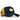 Gorra de camionero BlackBork azul marino/amarillo y parche de paracaidista V1