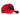 Gorra de béisbol roja BlackBork y parche de flor roja V1