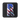 BlackBork V1 Bandera de EE. UU. Letra R Parche negro