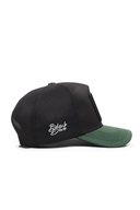rapping mad logolu cordura petrol yesili-siyah trucker sapka