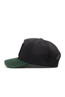 rapping mad logolu cordura petrol yesili-siyah trucker sapka