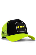 rec logolu neon-siyah trucker sapka