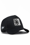 rhymestein sembol logolu siyah trucker sapka