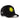 Gorra de béisbol negra BlackBork y parche de tigre amarillo V1