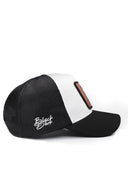 see you later never logolu siyah-beyaz trucker sapka