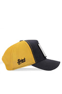 sincap logolu antrasit-sar trucker sapka