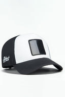 siyah-beyaz trucker sapka