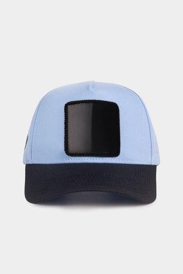 Black & Ice Blue Baseball Cap