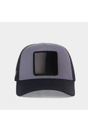 siyah-gri trucker sapka