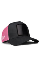 siyah-pembe trucker sapka