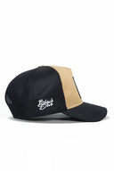 siyah-vizon trucker sapka