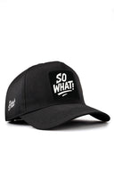 so what logolu cordura siyah beyzbol sapka