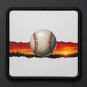 Sunset Ball patch for BlackBork caps
