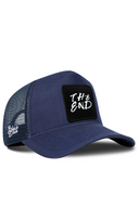 Cordura Navy Trucker Hat with The End Patch - BlackBork