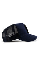 the end logolu lacivert trucker sapka