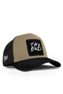 the end logolu siyah-vizon trucker sapka