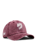 wake up naksl vintage beyzbol bordo sapka