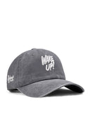 wake up naksl vintage beyzbol gri sapka