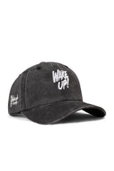 wake up naksl vintage beyzbol siyah sapka