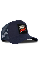 Navy Trucker Hat with Who Tells Your Story Patch - BlackBork