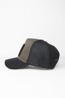 why so serious logolu siyah-haki trucker sapka