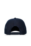 Navy Trucker Hat with X Fashion Panda Patch