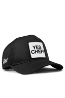 Black Baseball Cap with Yes Chef Patch - BlackBork