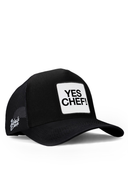 yes chef logolu siyah trucker sapka